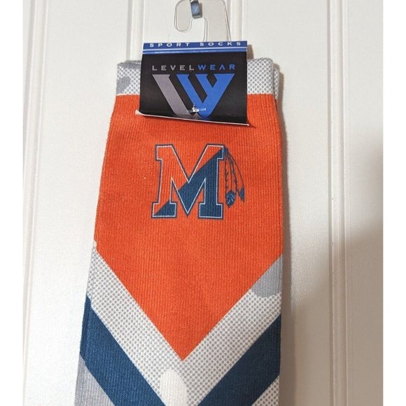 Levelwear Golf Logo Socks Universal Fit‎ Camo With Multicolor M Sport Sock New - Picture 3 of 6